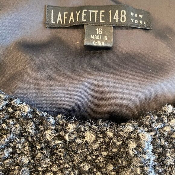LAFAYETTE 148 NY Tweed Boucle Blazer Jacket - Picture 3 of 6